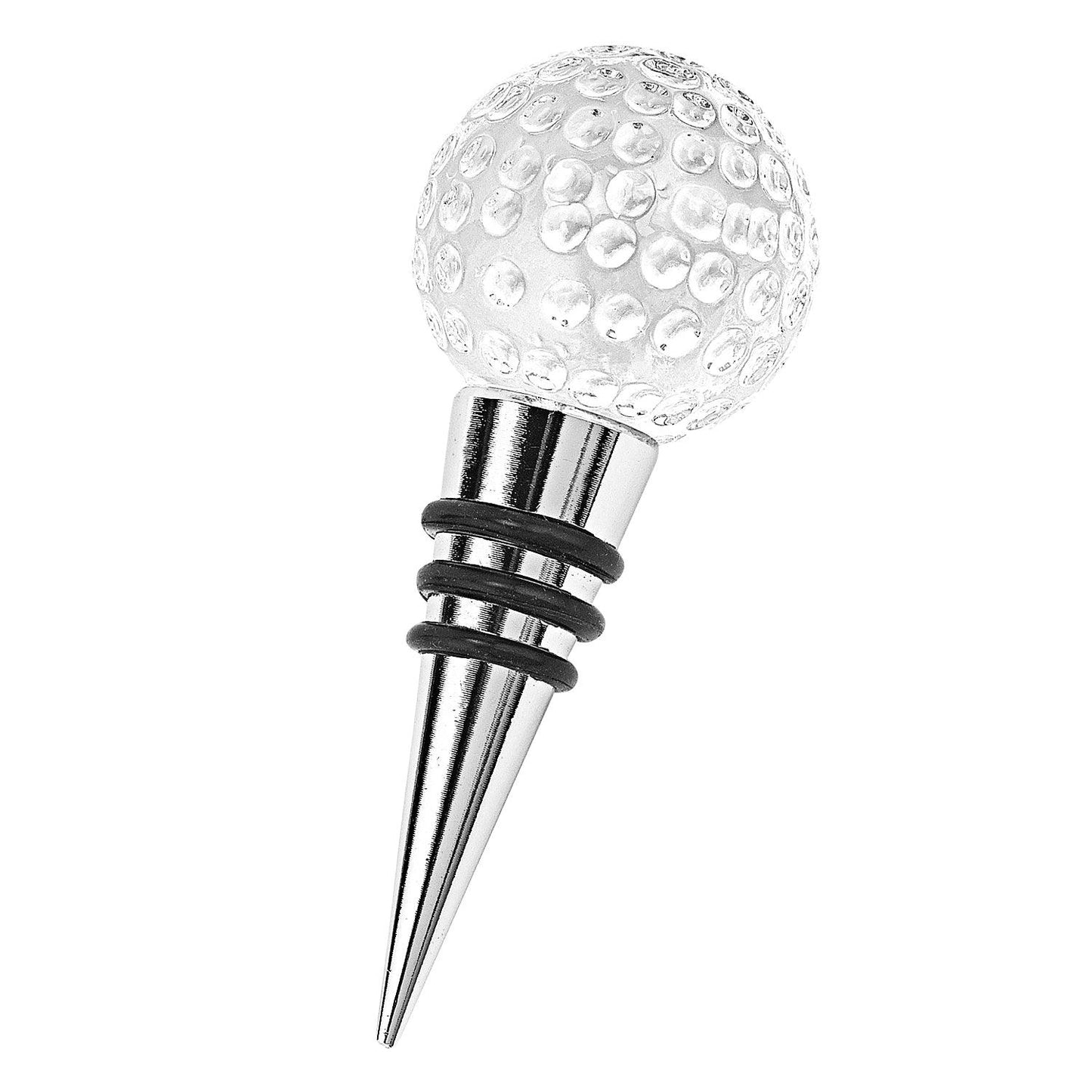 Hand Crafted Crystal Golf Ball Bottle Stopper - AFS