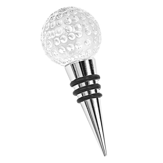 Hand Crafted Crystal Golf Ball Bottle Stopper - AFS