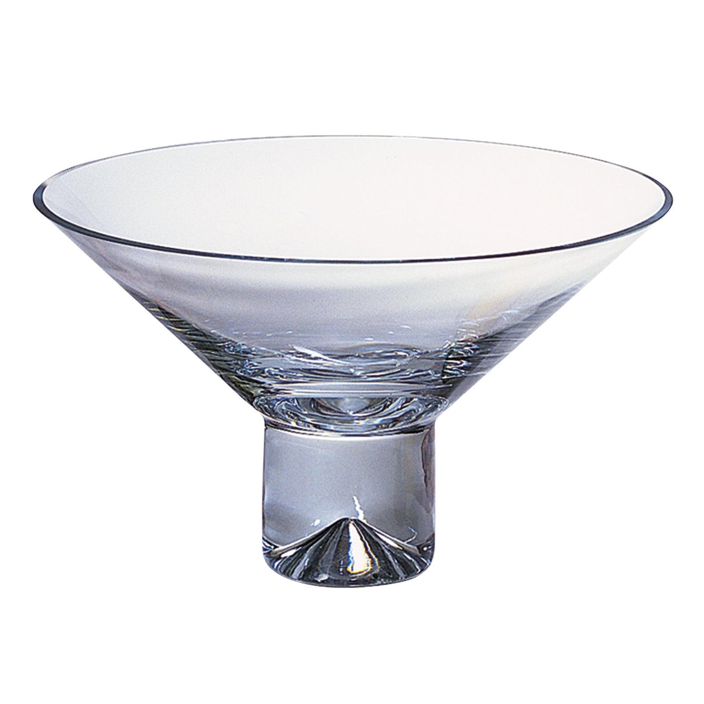 11 Mouth Blown Crystal Centerpiece or Fruit Bowl - AFS