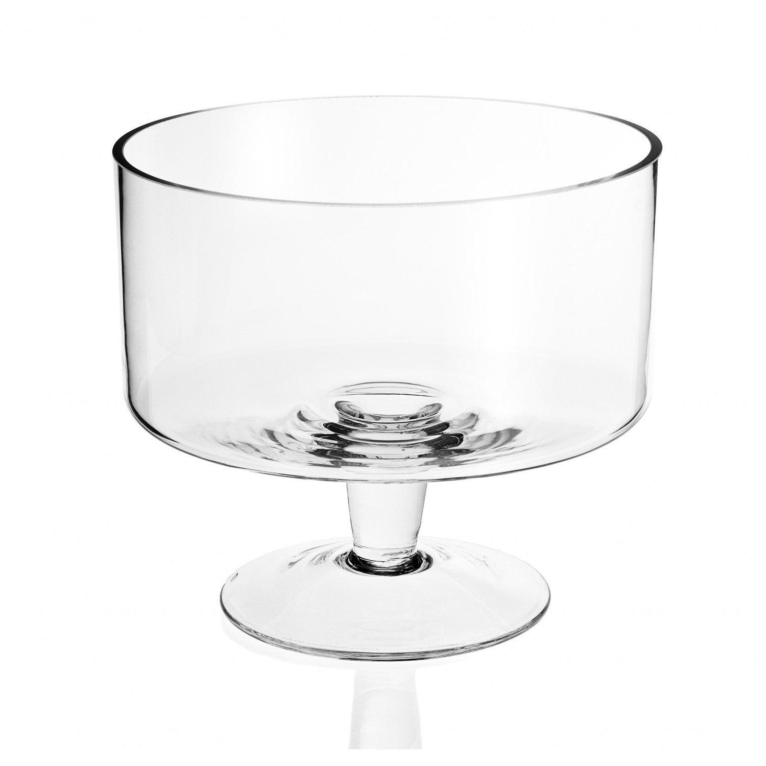 9 Mouth Blown Trifle Glass Bowl - AFS