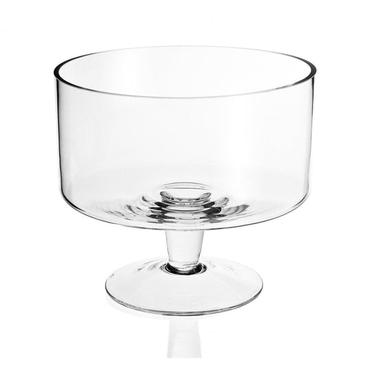 9 Mouth Blown Trifle Glass Bowl - AFS