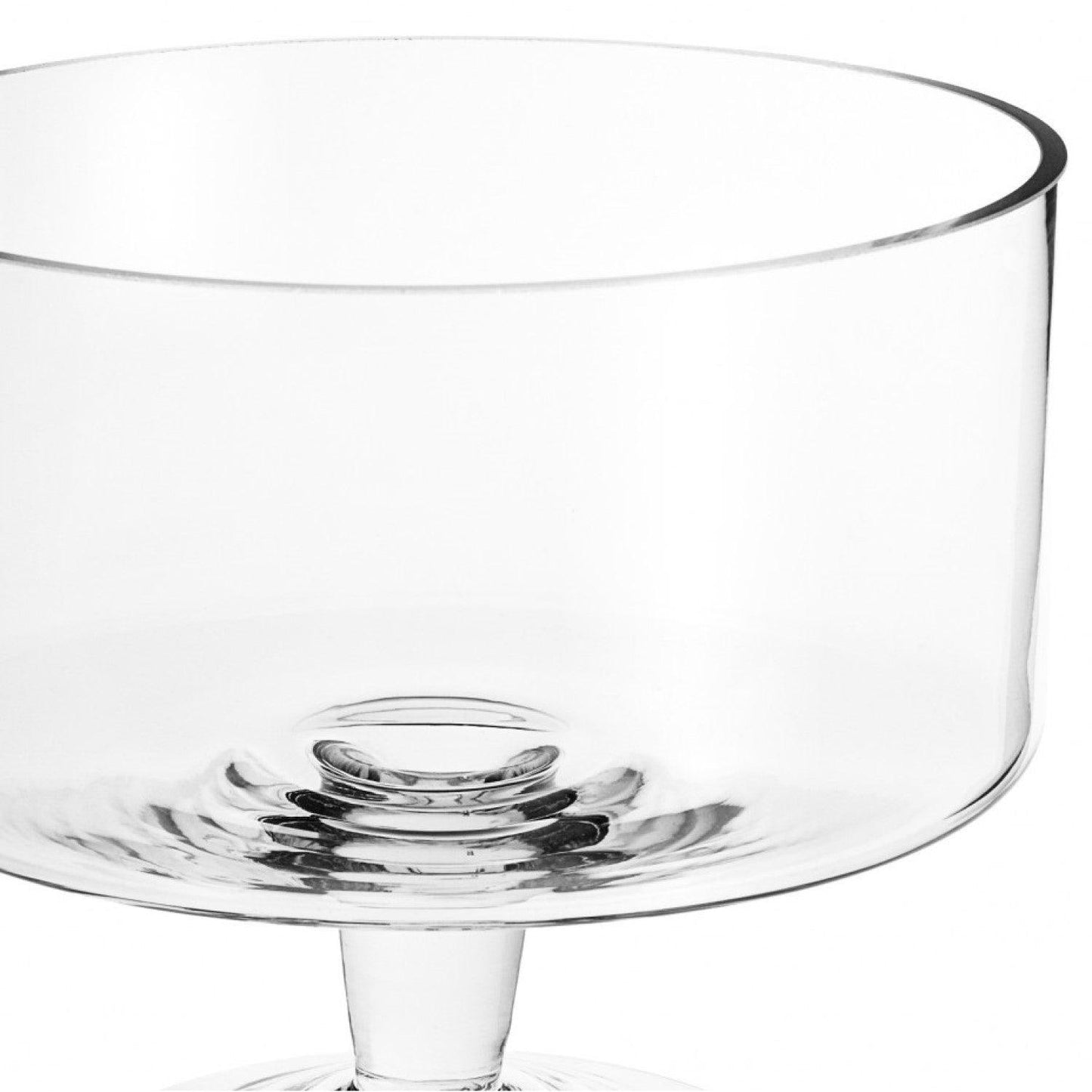 9 Mouth Blown Trifle Glass Bowl - AFS