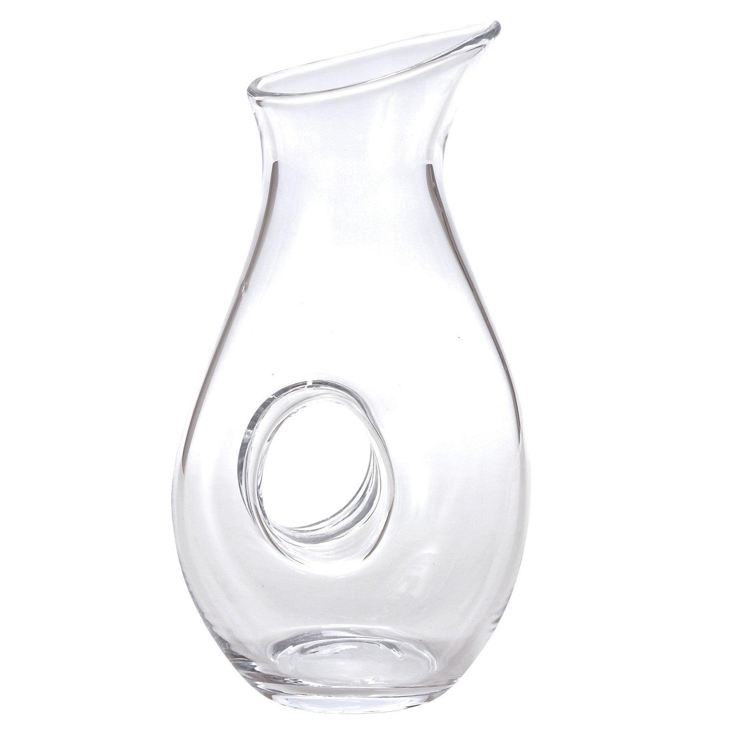 Mouth Blown Lead Free Crystal Pitcher 28 oz - AFS