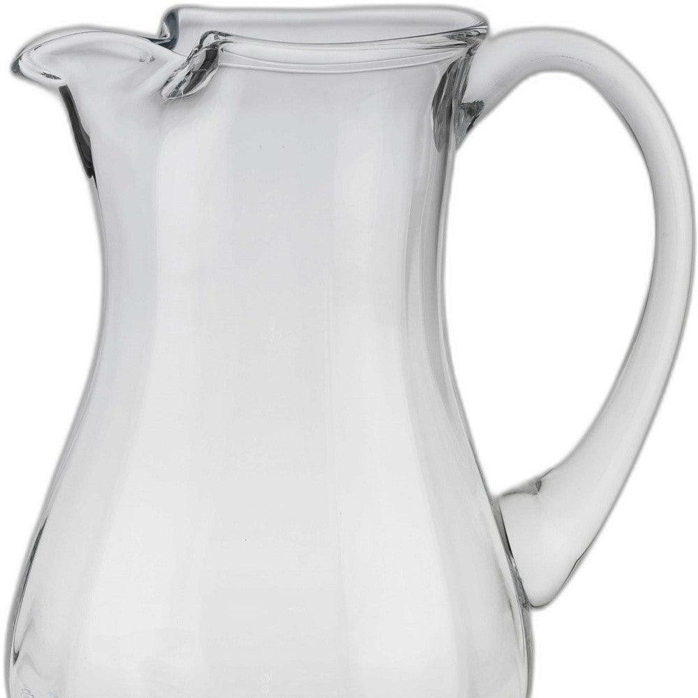 Mouth Blown Lead Free Crystal Pitcher 54 oz - AFS