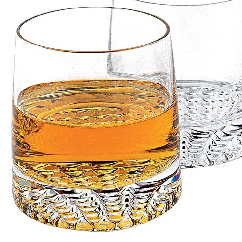 Mouth Blown European Crystal 5 Pc Whiskey Set - AFS