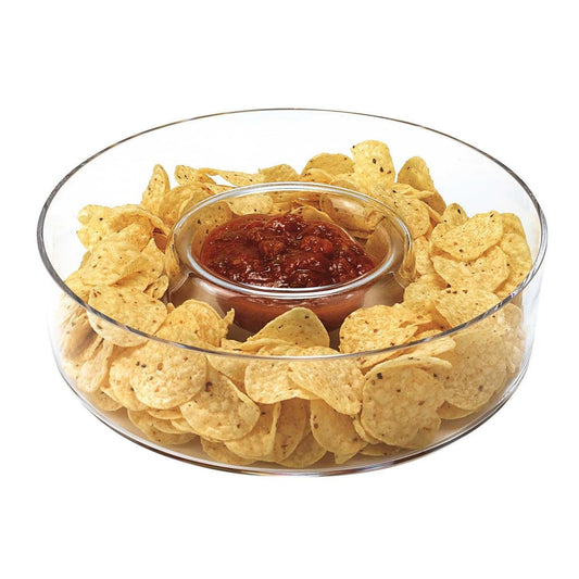 Mouth Blown European Crystal Chip N Dip - AFS