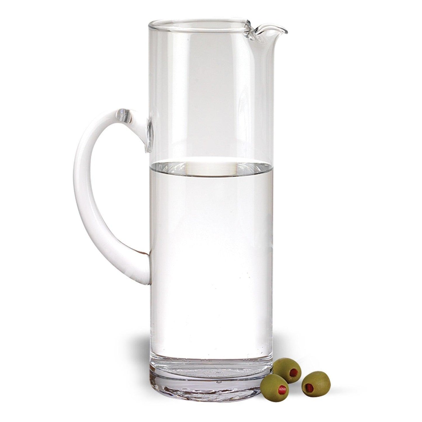 Mouth Blown Ice Tea Martini or Water Glass Pitcher 48 oz - AFS