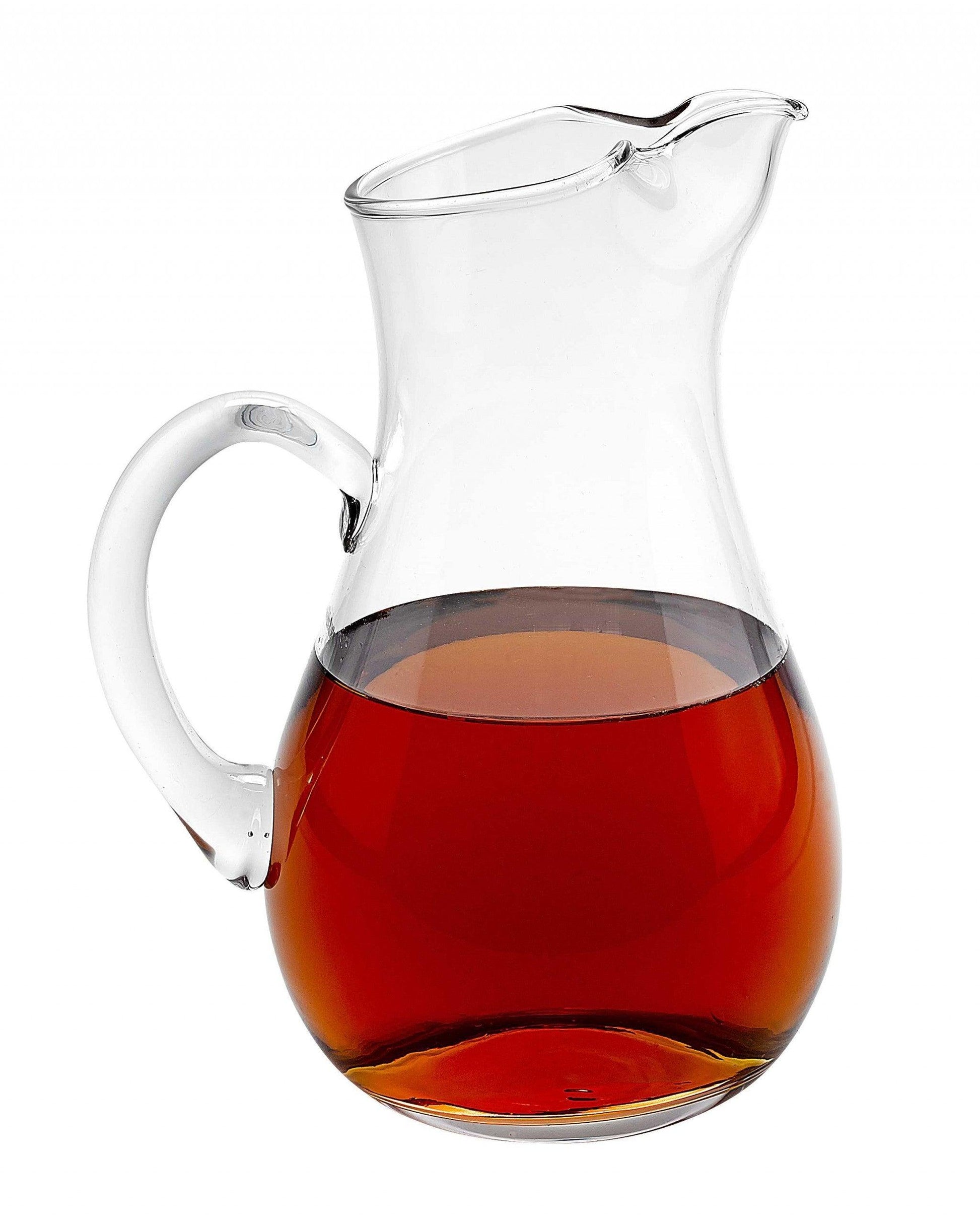 Mouth Blown Ice Tea Martini or Water Glass Pitcher 36 oz - AFS