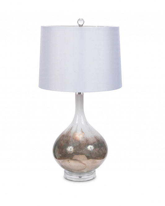 Set of 2 Art Glass Table Lamps - AFS