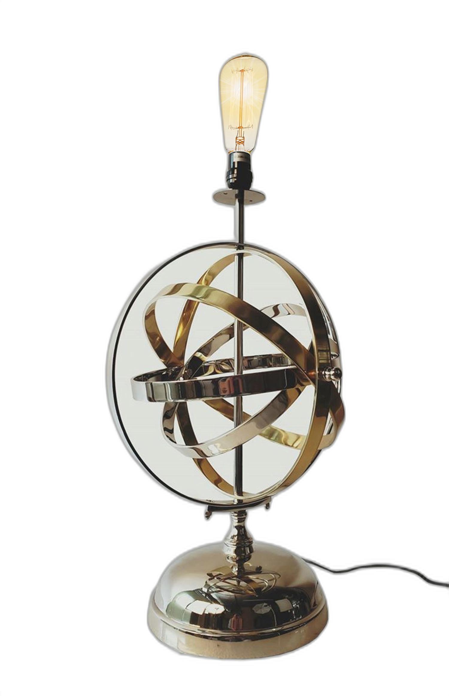 Armillary Sphere Aluminum Table Lamp - AFS