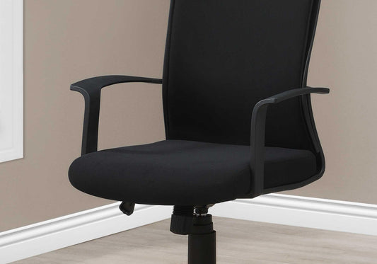 Black with Black Fabric High Back Executive Office Chair - AFS