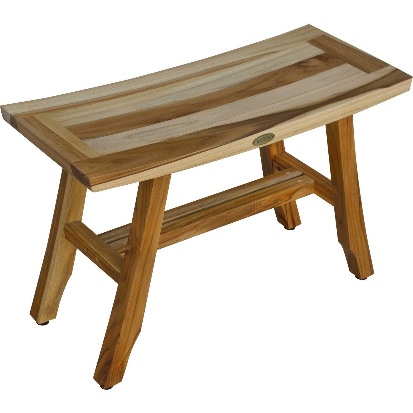 Contemporary Teak Shower Bench in Natural Finish - AFS