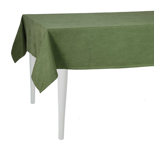 70" Merry Christmas Rectangle Tablecloth in Green - AFS