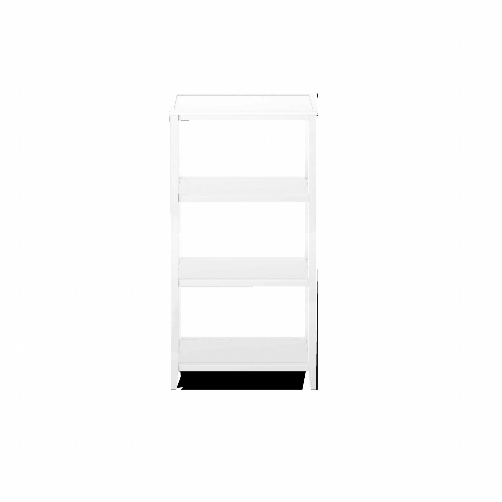 60" Bookcase with 2 Shelves in White - AFS