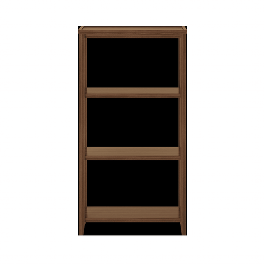 60" Bookcase with 3 Shelves in Walnut - AFS