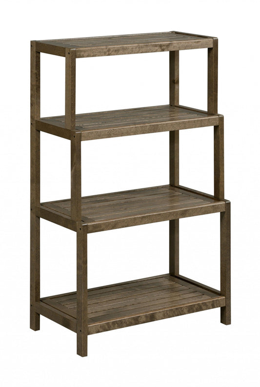 37" Bookcase with 4 Shelves in Antique Chestnut - AFS