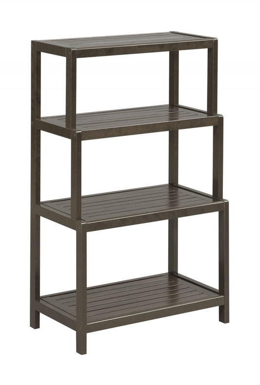 37" Bookcase with 4 Shelves in Espresso - AFS