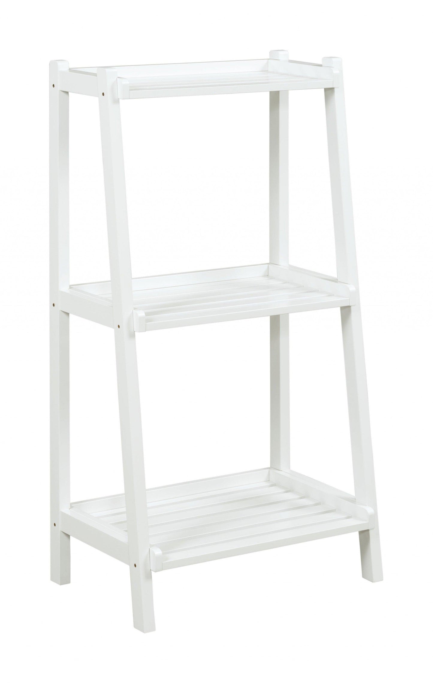 42" Bookcase with 3 Shelves in White - AFS