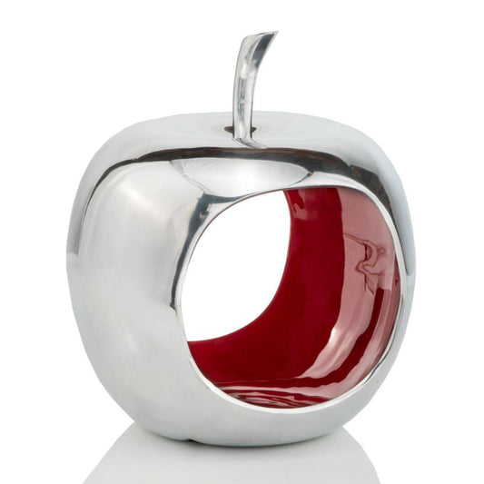 Apple Aluminum Decorative Accent Bowl - AFS