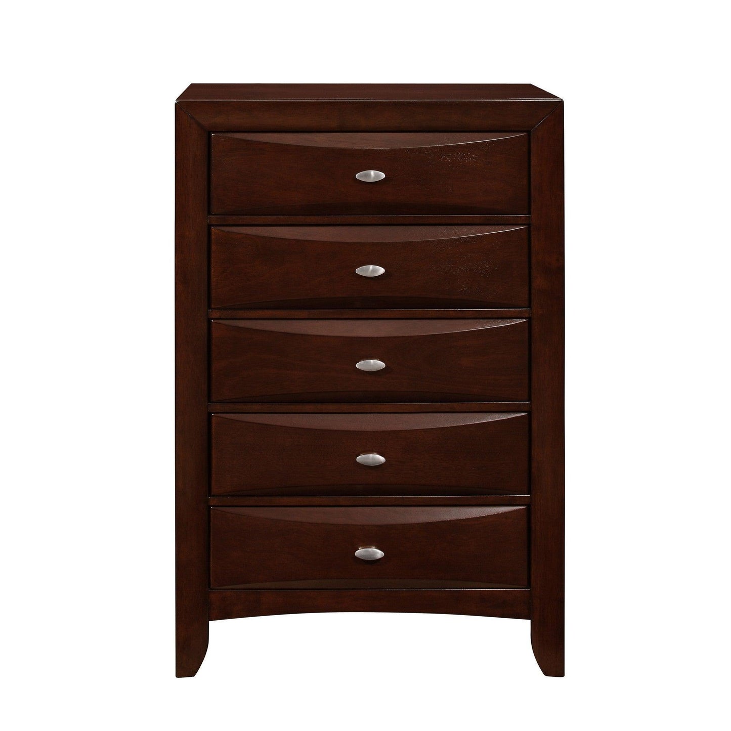 New Merlot Chest with 5 Chambared Drawer - AFS