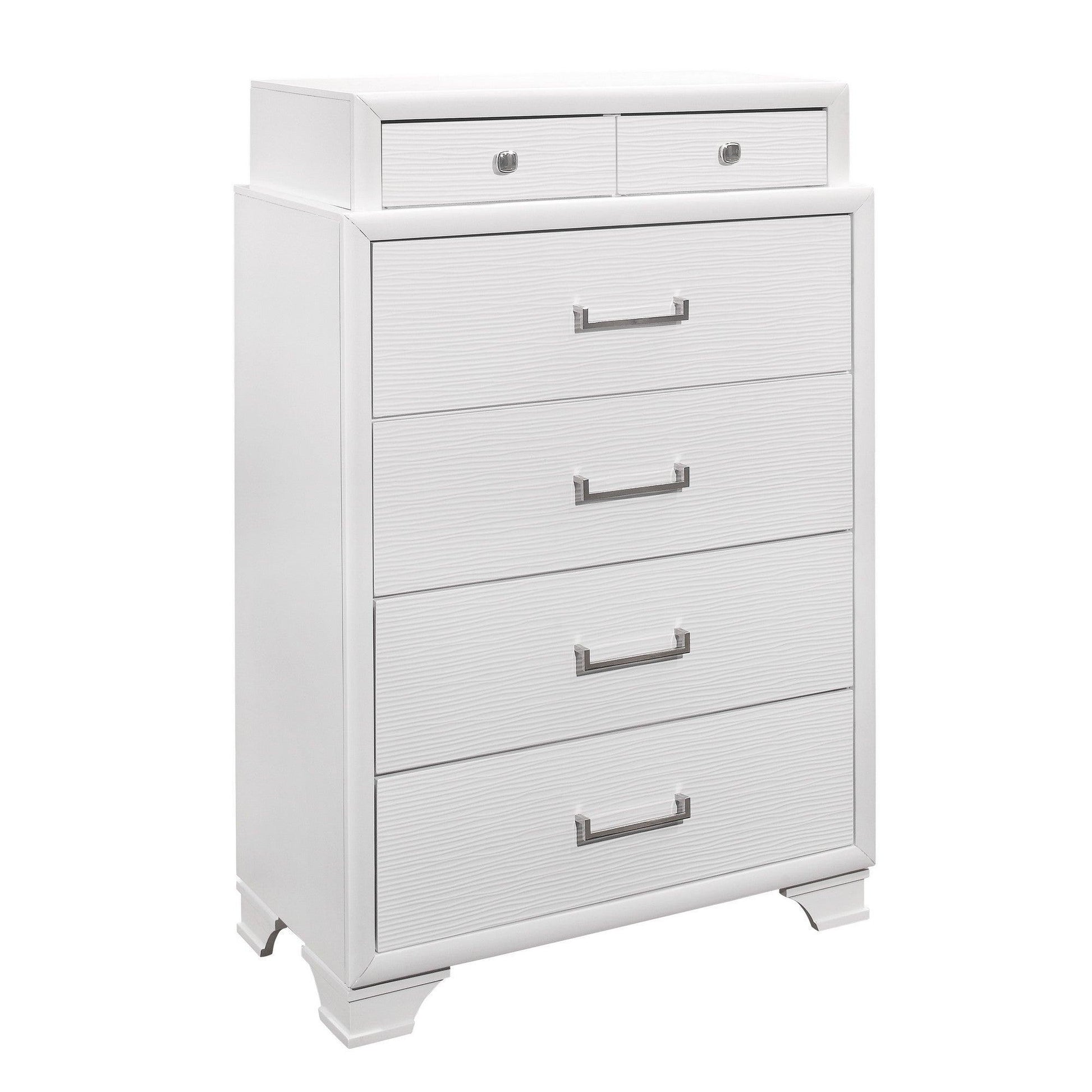 White Chest with 6 Drawers - AFS