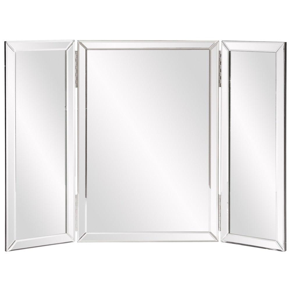 Three Part Hinged Vanity Tabletop Mirror - AFS