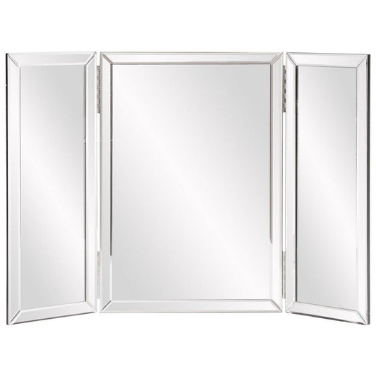 Three Part Hinged Vanity Tabletop Mirror - AFS