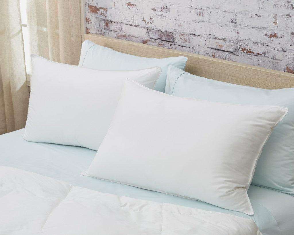 Lux Sateen Down Alternative Standard Size Medium Pillow - AFS