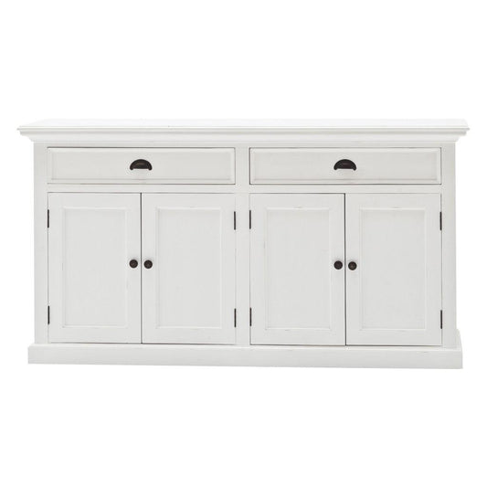 Modern Farmhouse White Buffet Server - AFS