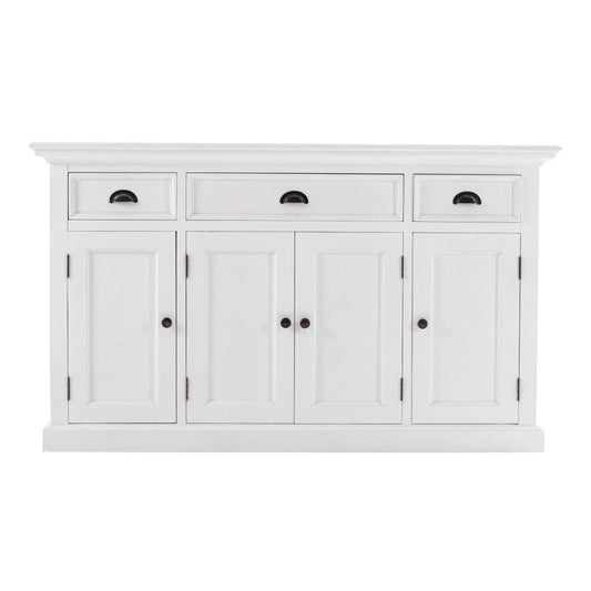 Large Modern Farmhouse White Cabinet - AFS