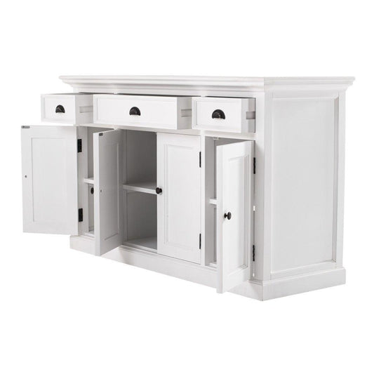 Large Modern Farmhouse White Cabinet - AFS