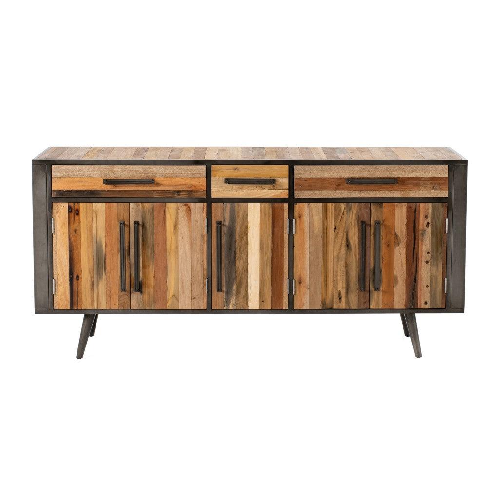 71" Modern Rustic Natural Buffet Server - AFS