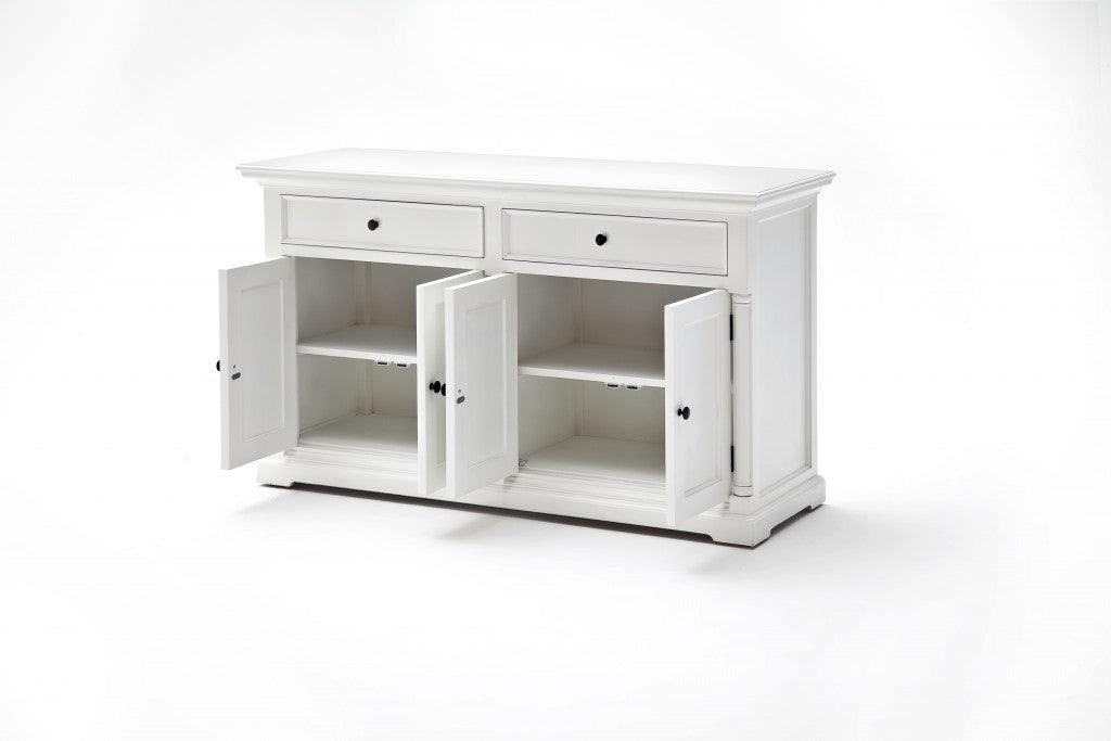 Modern Farm White Two Door Buffet Server - AFS