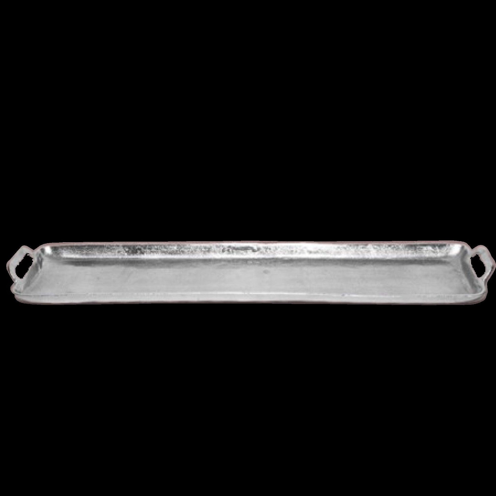 Silver Polished Long Serving Tray - AFS