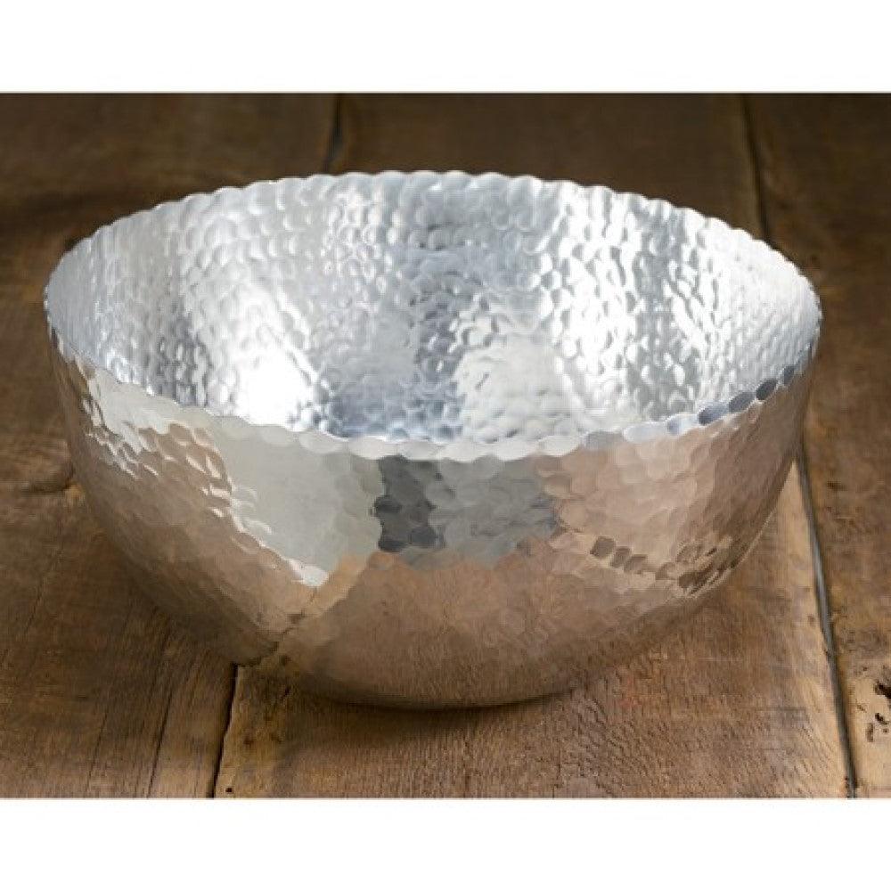 Round Scallop Edged Hammered Bowl - AFS