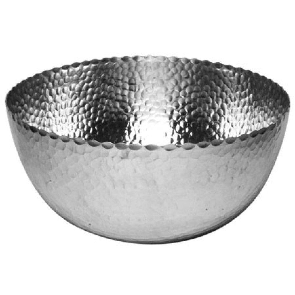 Round Scallop Edged Hammered Bowl - AFS