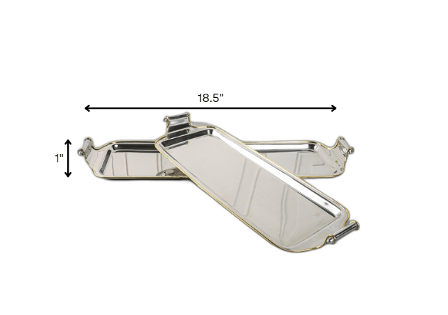 Rectangular Decorative Handle Tray - AFS