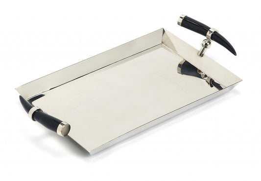 Rectangular Stainless Steel Serving Tray - AFS