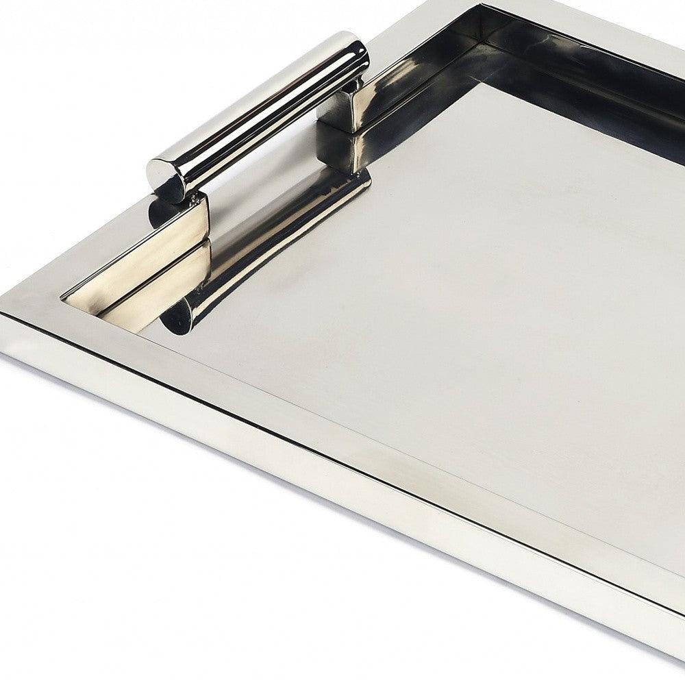 Modern Stainless Steel Serving Tray - AFS