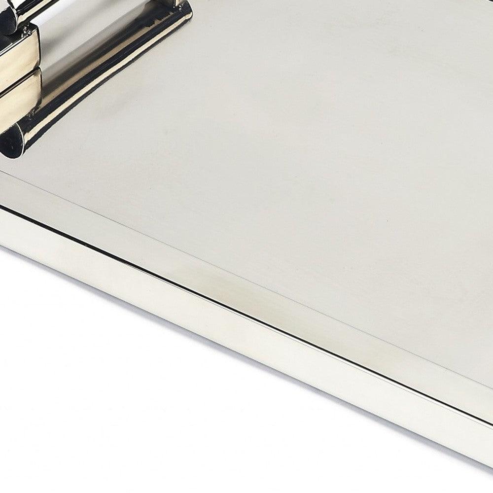 Modern Stainless Steel Serving Tray - AFS