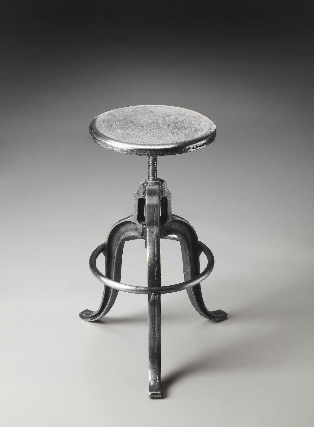 Glossy Iron Revolving Bar Stool - AFS