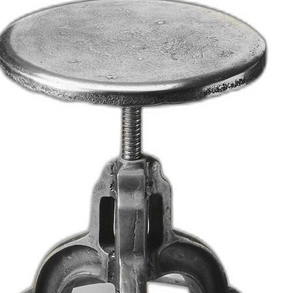 Glossy Iron Revolving Bar Stool - AFS