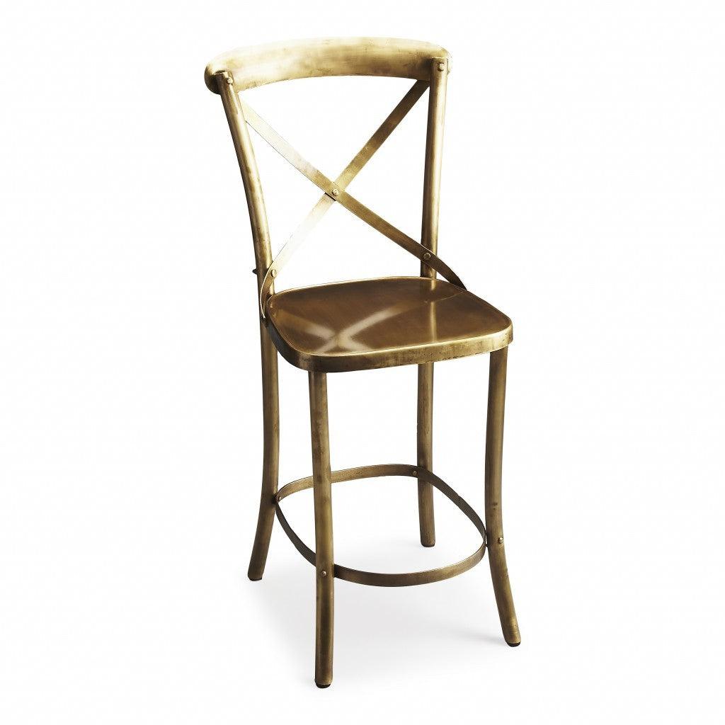 Antique Gold Bar Stool - AFS