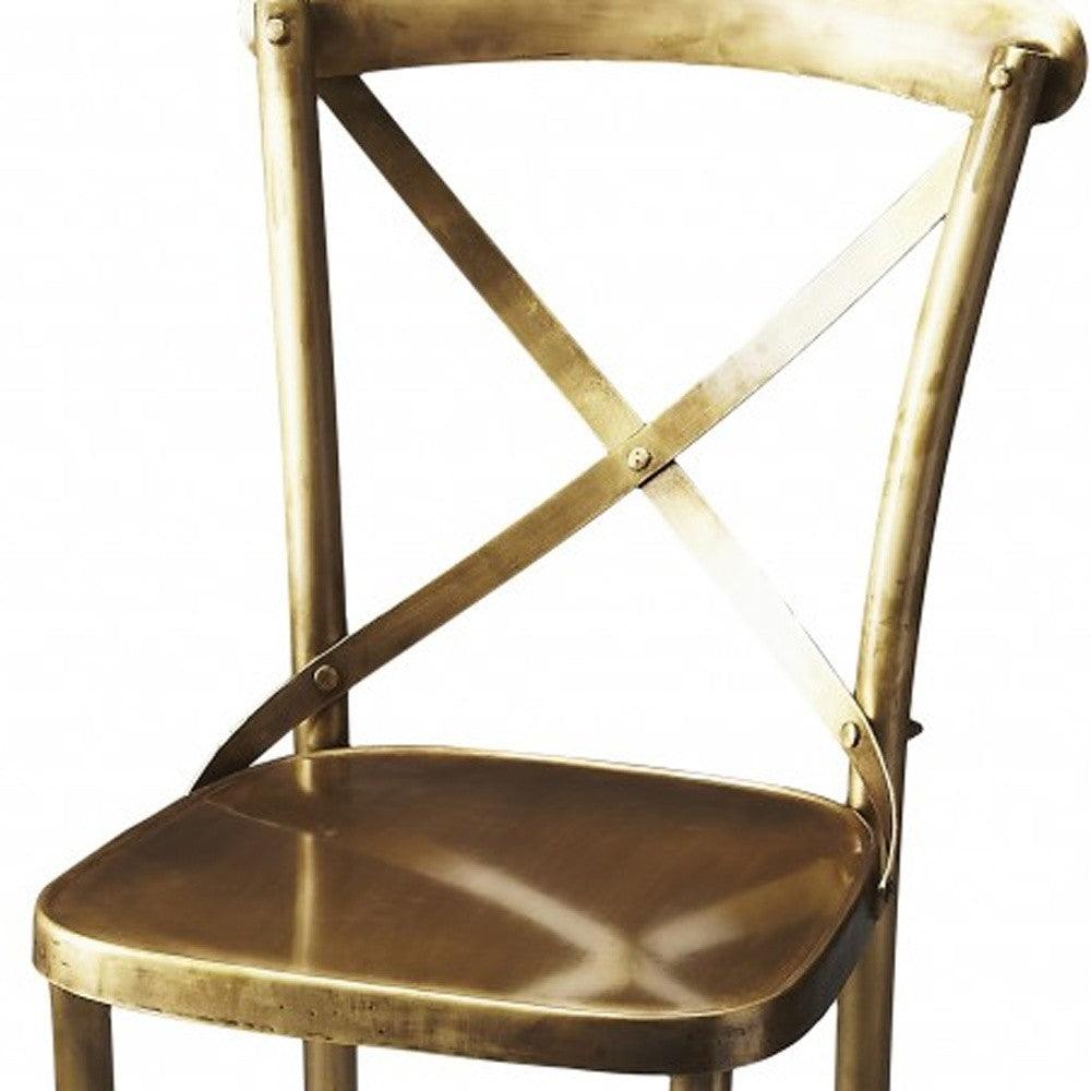 Antique Gold Bar Stool - AFS