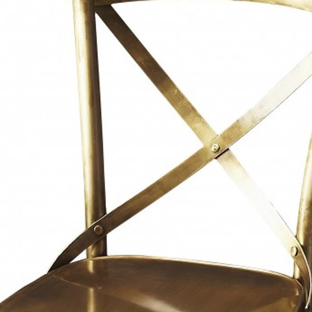 Antique Gold Bar Stool - AFS