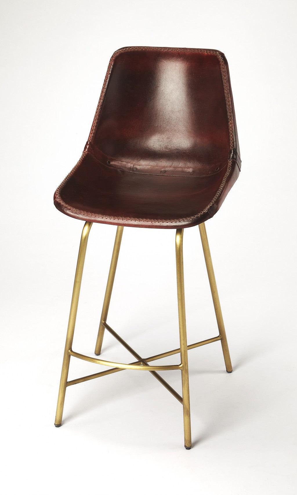 Loft Leather Bar Stool - AFS