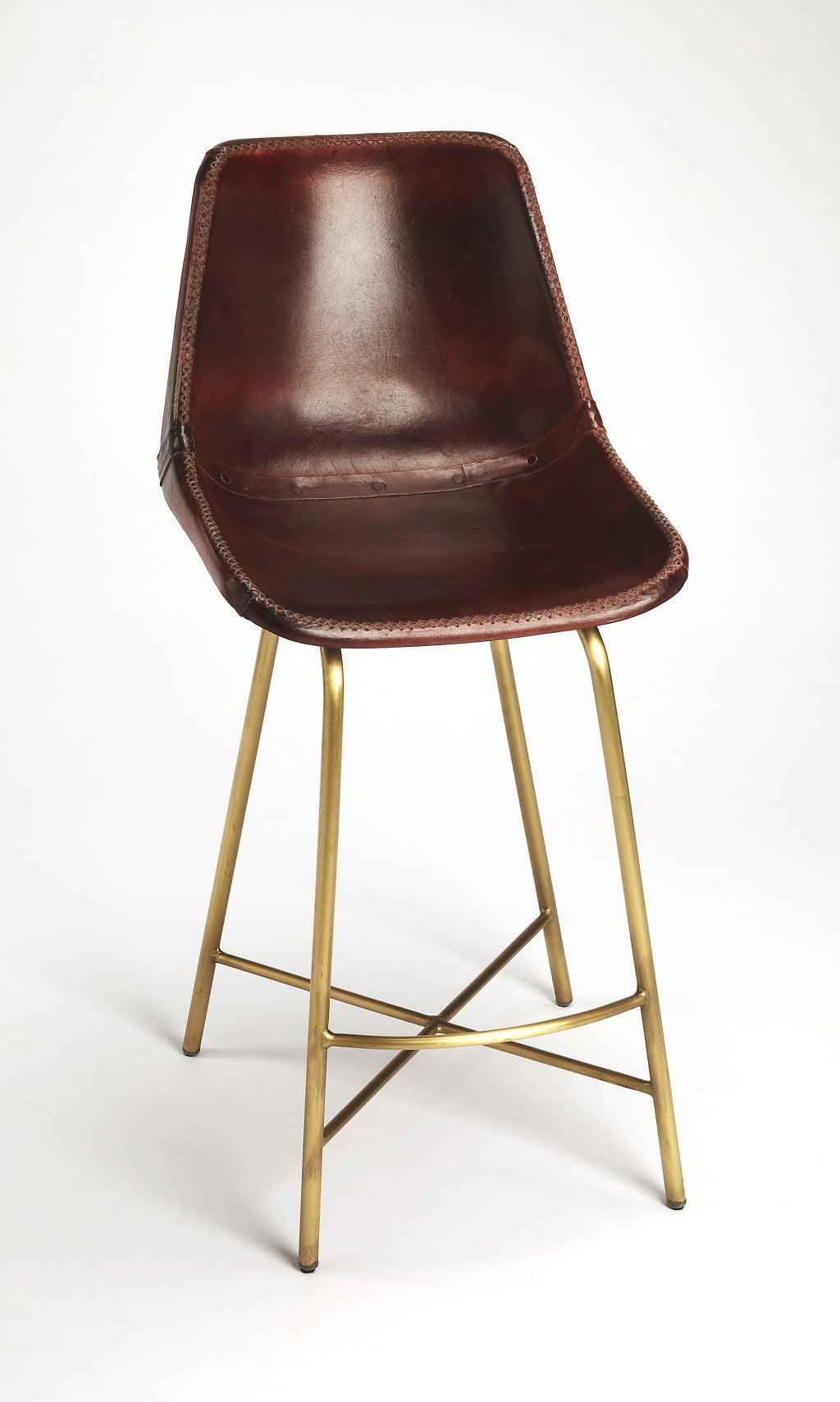 Loft Leather Bar Stool - AFS