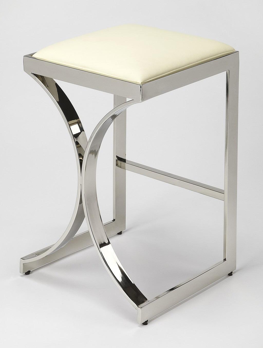 Silver Plated Counter Stool - AFS