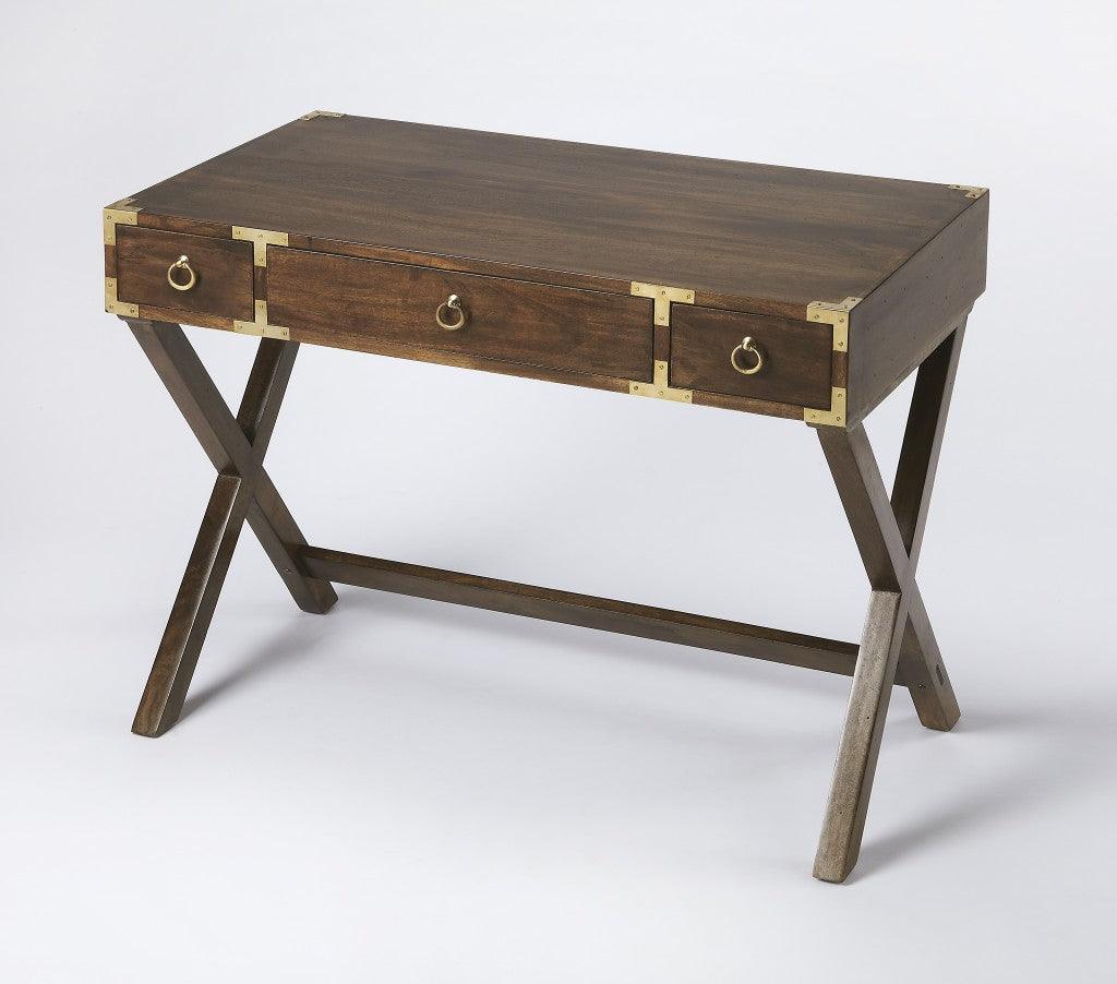 Walnut Brown Writing Desk - AFS