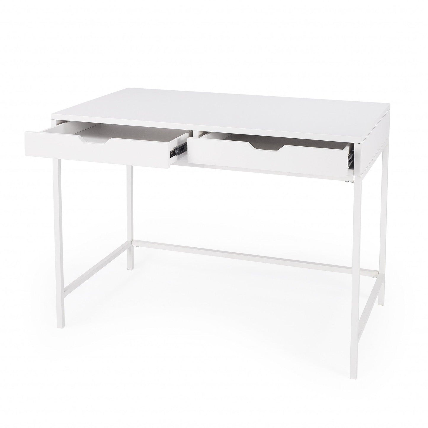 Modern Glossy White Desk - AFS